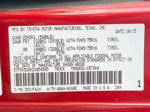 Used 2016 Toyota Tacoma SR5 image 42