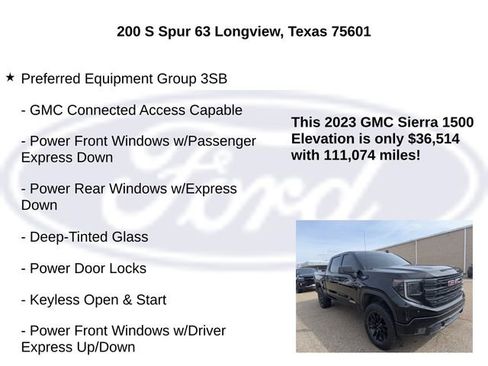Used 2023 GMC Sierra 1500 Elevation image 5