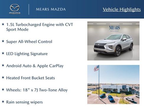 Used 2024 Mitsubishi Eclipse Cross SE image 2