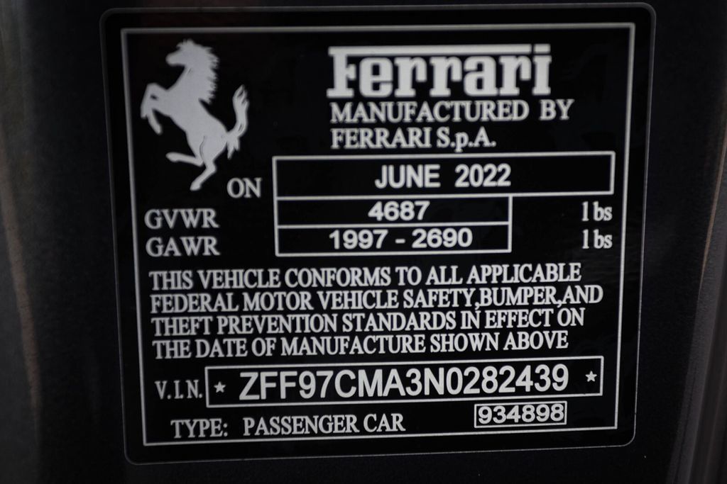 Certified 2022 Ferrari 812 GTS RWD image 50