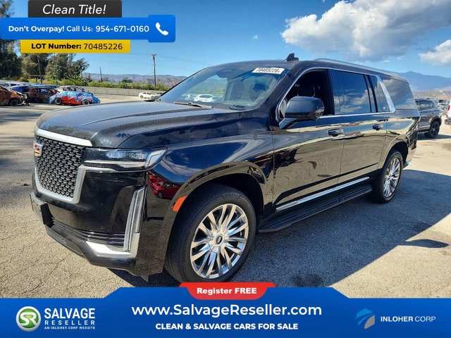 Used 2021 Cadillac Escalade ESV Premium Luxury RWD image 1