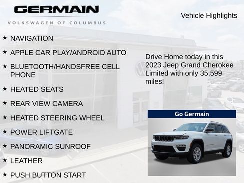 Used 2023 Jeep Grand Cherokee Limited AWD/4WD image 5