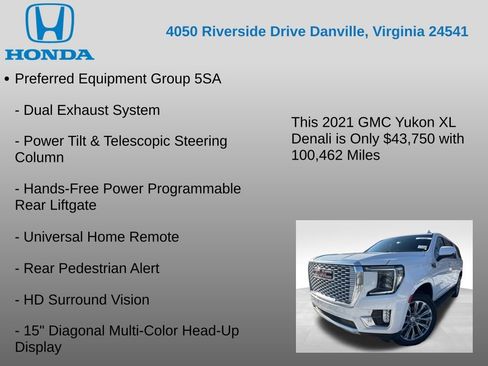 Used 2021 GMC Yukon XL Denali image 17
