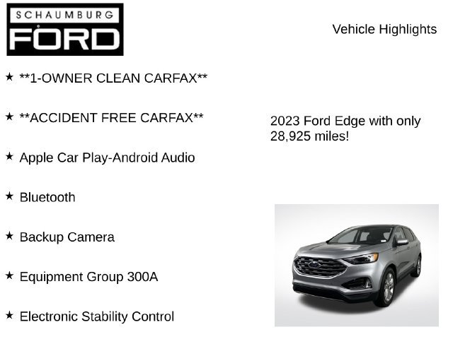 Used 2023 Ford Edge Titanium AWD/4WD image 7