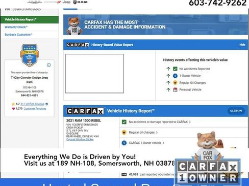 Used 2021 RAM 1500 Rebel w/ Rebel Level 1 Equipment Group image 11