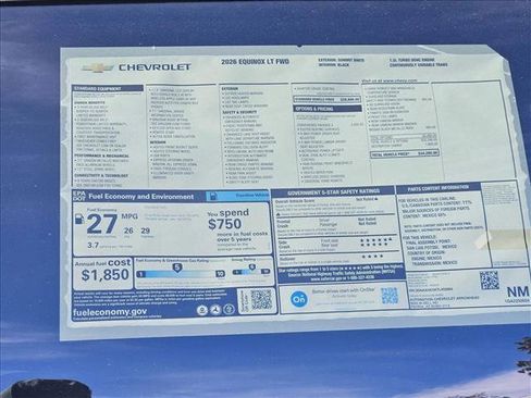 New 2026 Chevrolet Equinox LT w/ Convenience Package II FWD image 17