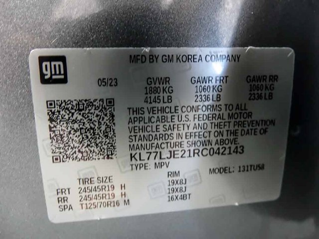 Certified 2024 Chevrolet Trax RS w/ Sunroof Package FWD image 33