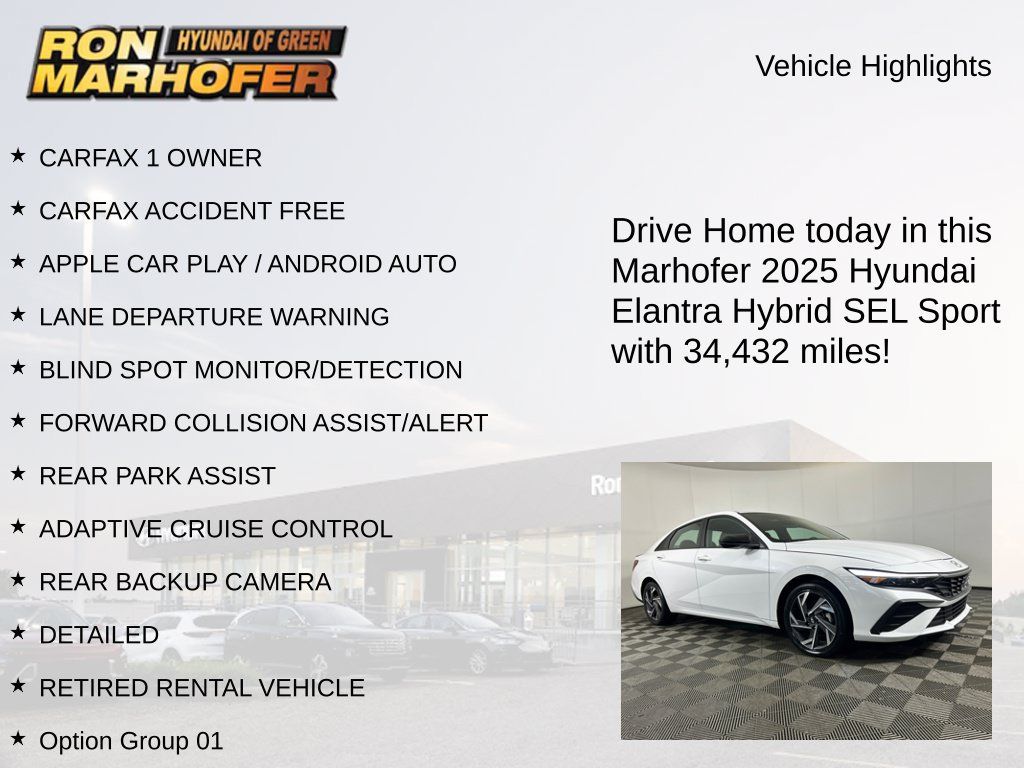 Used 2025 Hyundai Elantra SEL FWD image 14