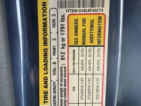 Certified 2020 Ford F150 XLT w/ Equipment Group 302A Luxury image 34