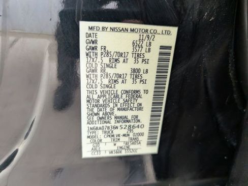 Used 2006 Nissan Titan LE w/ (R02) LE Off-Road Pkg AWD/4WD image 39