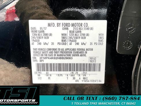 Used 2017 Ford Edge Titanium w/ Equipment Group 301A image 34