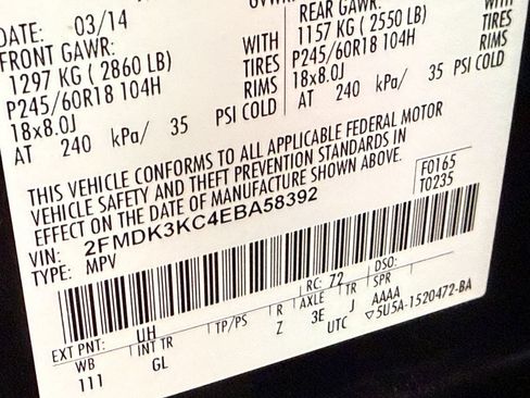 Used 2014 Ford Edge Limited FWD image 52