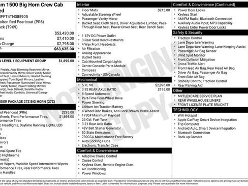 New 2026 RAM 1500 Big Horn AWD/4WD image 39