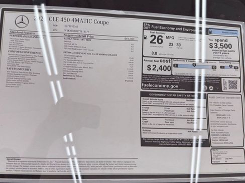 New 2026 Mercedes-Benz CLE 450 4MATIC Coupe image 33