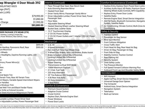 New 2026 Jeep Wrangler Unlimited Rubicon 392 image 3