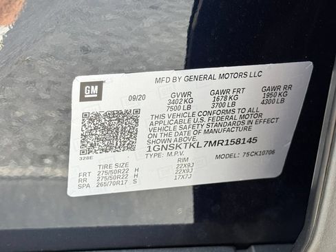 Used 2021 Chevrolet Tahoe High Country AWD/4WD image 21