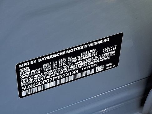 Certified 2023 BMW X3 xDrive30i w/ M Sport Package image 28