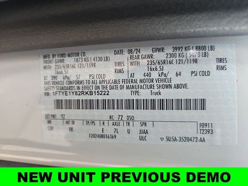 Used 2024 Ford Transit 150 Low Roof w/ Fleet Safety Package image 43