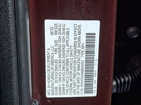 Used 2022 Honda Pilot Special Edition image 27
