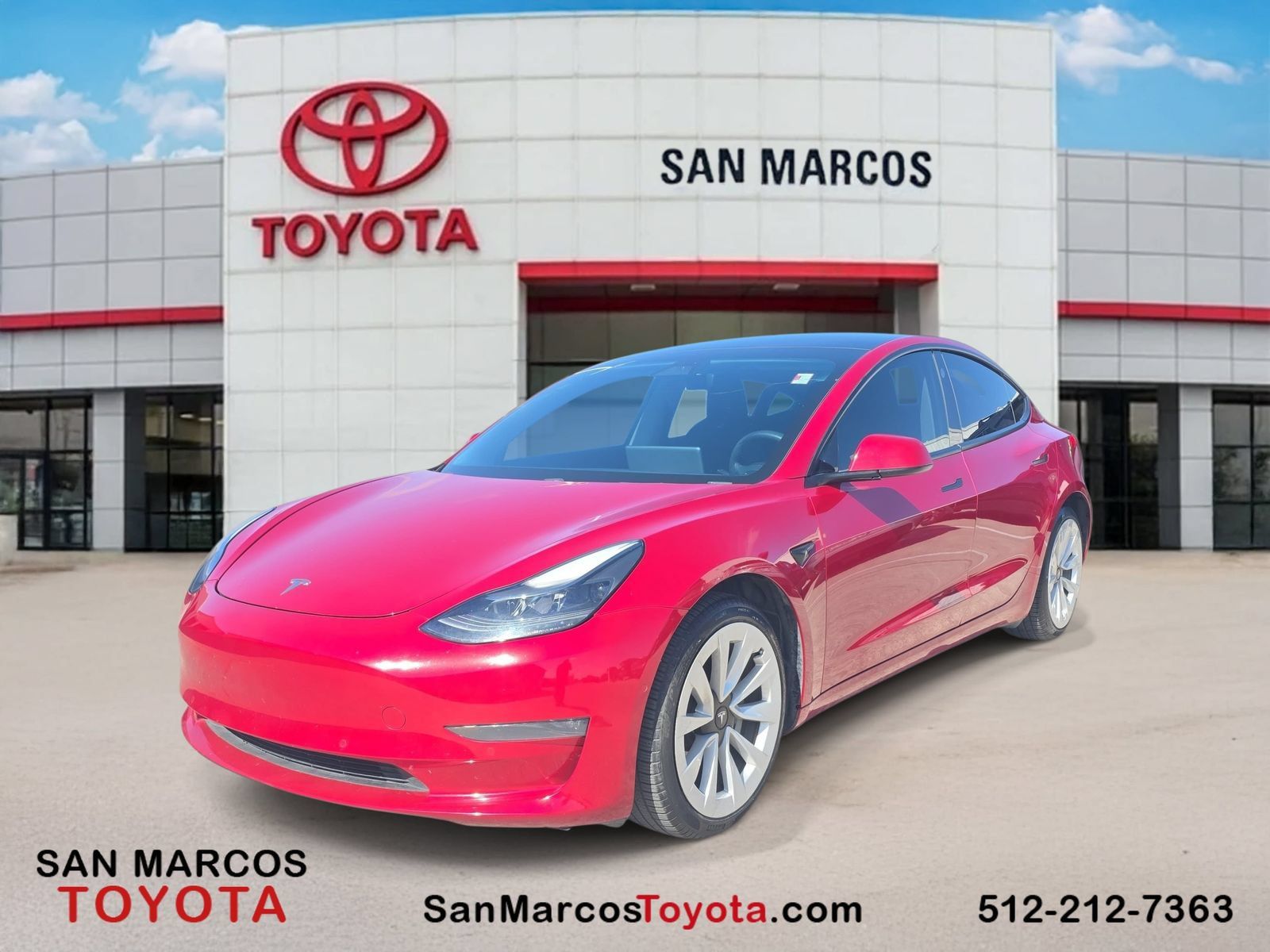 Used 2021 Tesla Model 3 Long Range AWD/4WD image 1