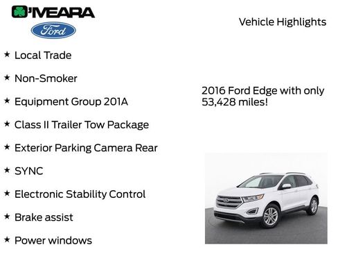 Used 2016 Ford Edge SEL w/ Equipment Group 201A AWD/4WD image 8