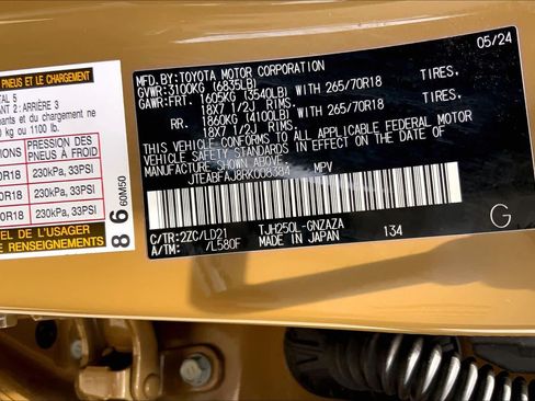 Used 2024 Toyota Land Cruiser AWD/4WD image 33