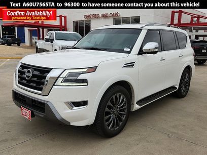 Used 2023 Nissan Armada Platinum w/ Captain's Chairs Package