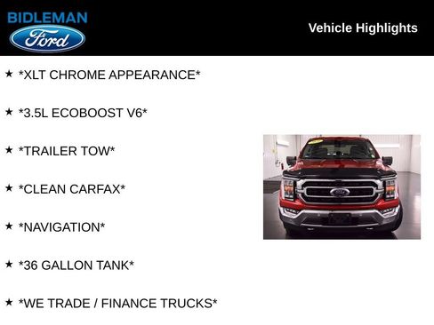 Used 2021 Ford F150 XLT w/ Equipment Group 302A High AWD/4WD image 10