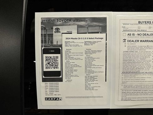 Used 2024 MAZDA CX-5 AWD 2.5 S w/ Select Package image 13