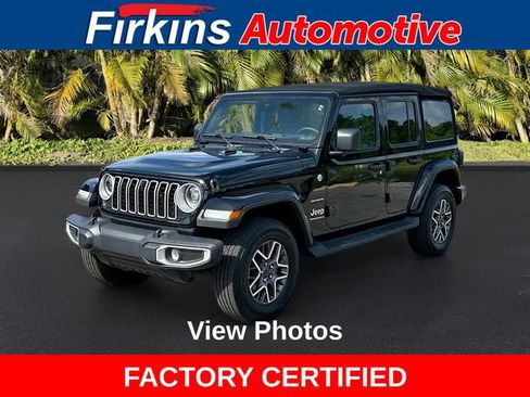 Used 2024 Jeep Wrangler Unlimited Sahara w/ Technology Group AWD/4WD image 1