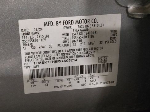 Used 2024 Ford Explorer Limited image 33