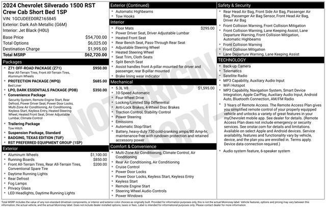 Certified 2024 Chevrolet Silverado 1500 RST w/ Z71 Off-Road Package AWD/4WD image 30