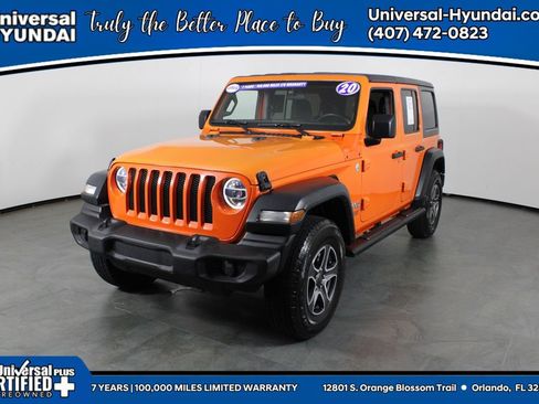 Used 2020 Jeep Wrangler Unlimited Sport S AWD/4WD image 1