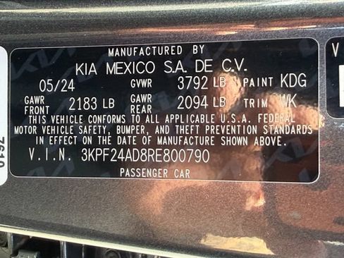 Used 2024 Kia Forte LXS FWD image 24