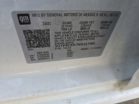 Used 2022 GMC Sierra 1500 Elevation image 9