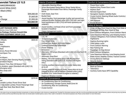 Used 2024 Chevrolet Tahoe LS w/ Driver Alert Package AWD/4WD image 10