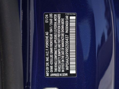 Certified 2024 Porsche 911 Carrera T RWD image 24