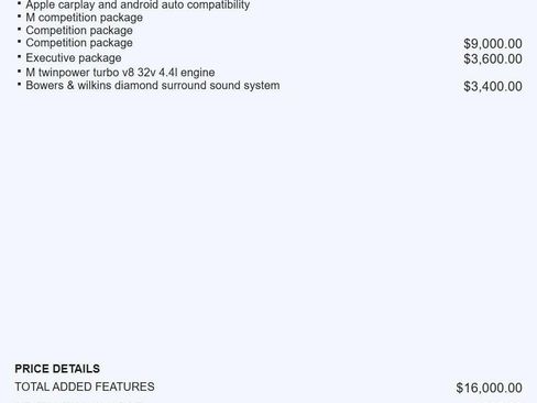 Used 2021 BMW X6 M w/ Competition Package image 37