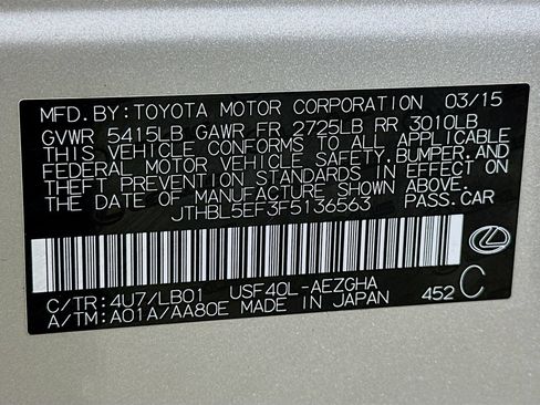 Used 2015 Lexus LS 460 w/ Comfort Package RWD image 40