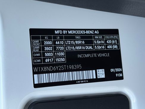 Used 2025 Mercedes-Benz Sprinter 3500 w/ Charging Package, Dashboard image 42