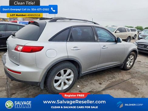 Used 2005 INFINITI FX35 2WD w/ (P01) Touring Pkg image 4