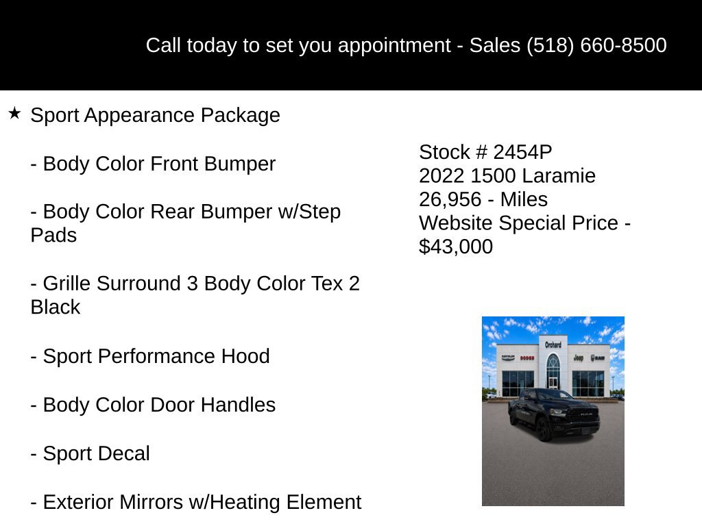 Used 2022 RAM 1500 Laramie AWD/4WD image 16