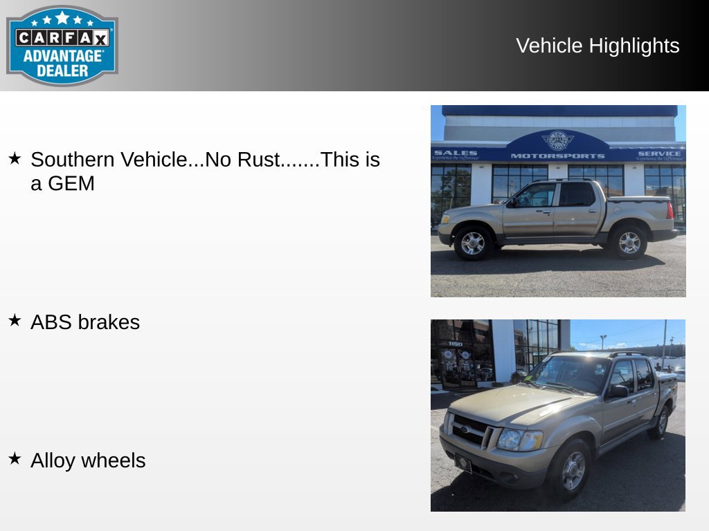 Used 2003 Ford Explorer Sport Trac XLS RWD image 4