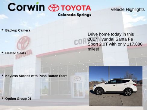 Used 2017 Hyundai Santa Fe Sport 2.0T image 6