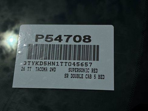 Certified 2026 Toyota Tacoma SR RWD image 30