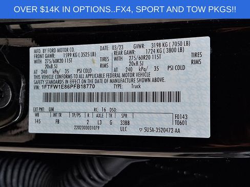 Used 2023 Ford F150 XLT w/ Equipment Group 302A High AWD/4WD image 28