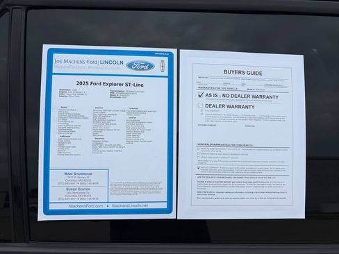 Certified 2025 Ford Explorer ST-Line w/ Premium Package AWD/4WD image 38
