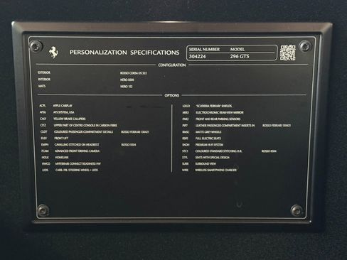 Used 2024 Ferrari 296 GTS RWD image 46