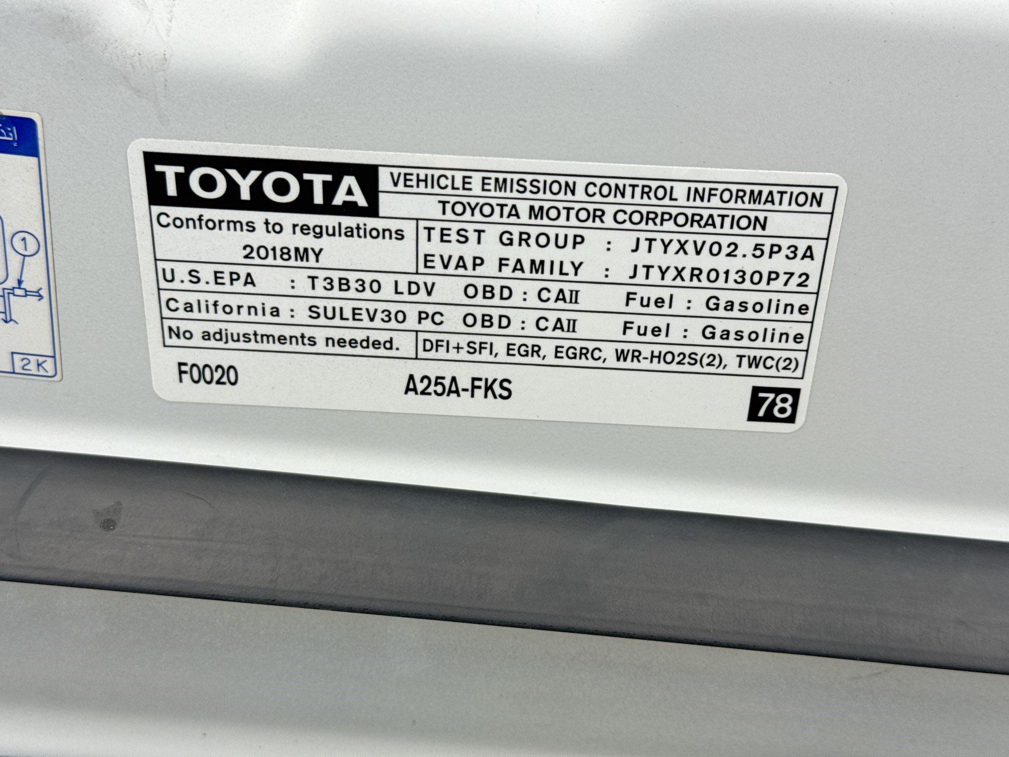 Used 2018 Toyota Camry XLE w/ Audio Package FWD image 20