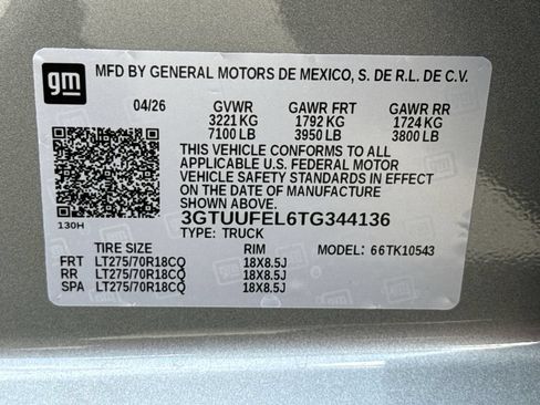 Used 2026 GMC Sierra 1500 AT4X AWD/4WD image 31